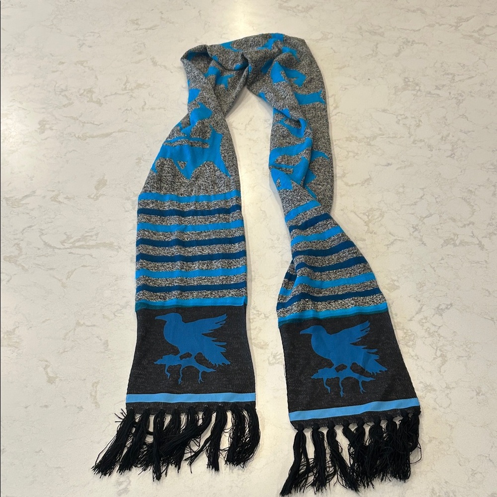 Harry Potter Ravenclaw House Knit Winter Scarf - Picture 6 of 10